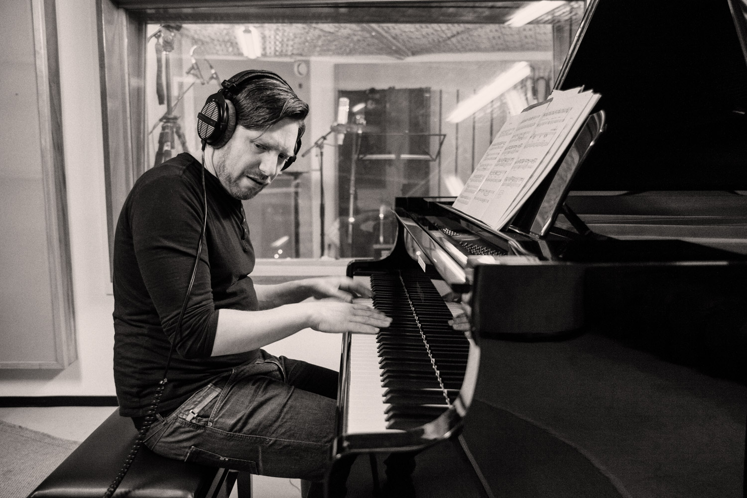 Jean-Paul Brodbeck recording "ENDORPHIN"