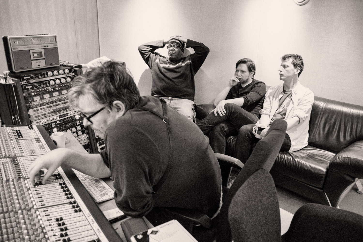 Johannes Enders recording "ENDORPHIN"