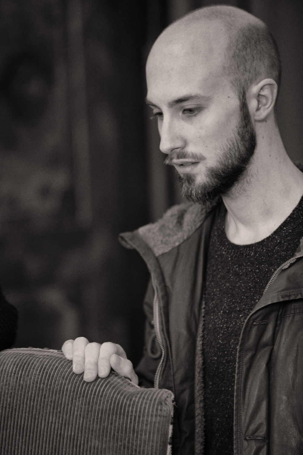 Deniel Perer recording "Il Dolce Conforto"