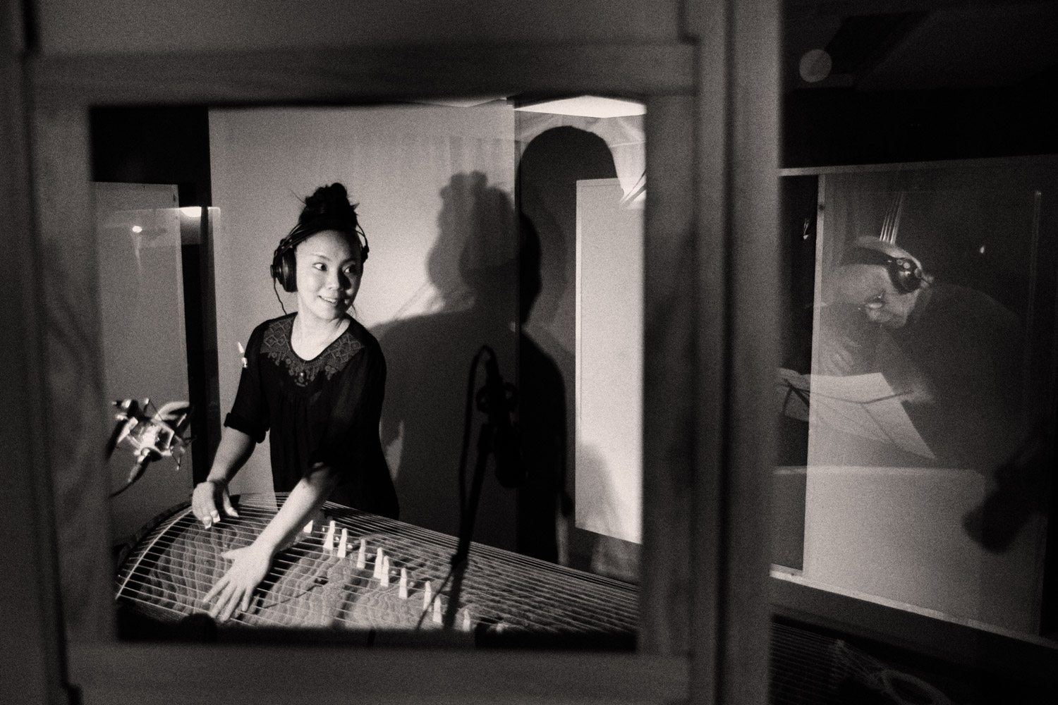 Karin Nakagawa recording "Tamayura"