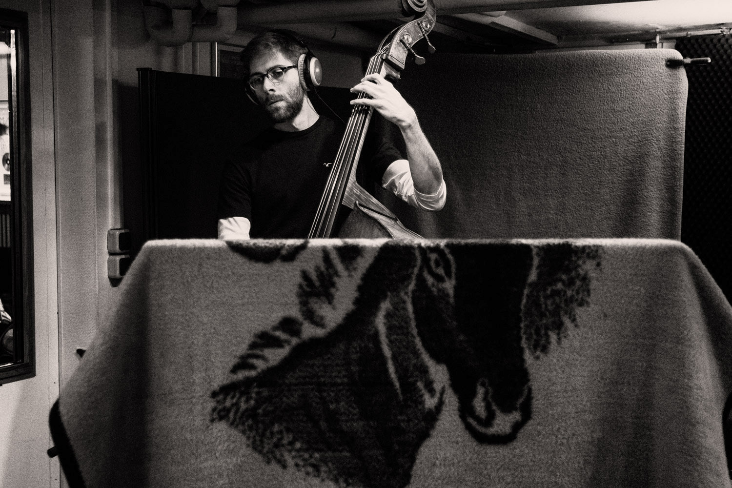 Lorenz Heigenhuber recording "Lobster"