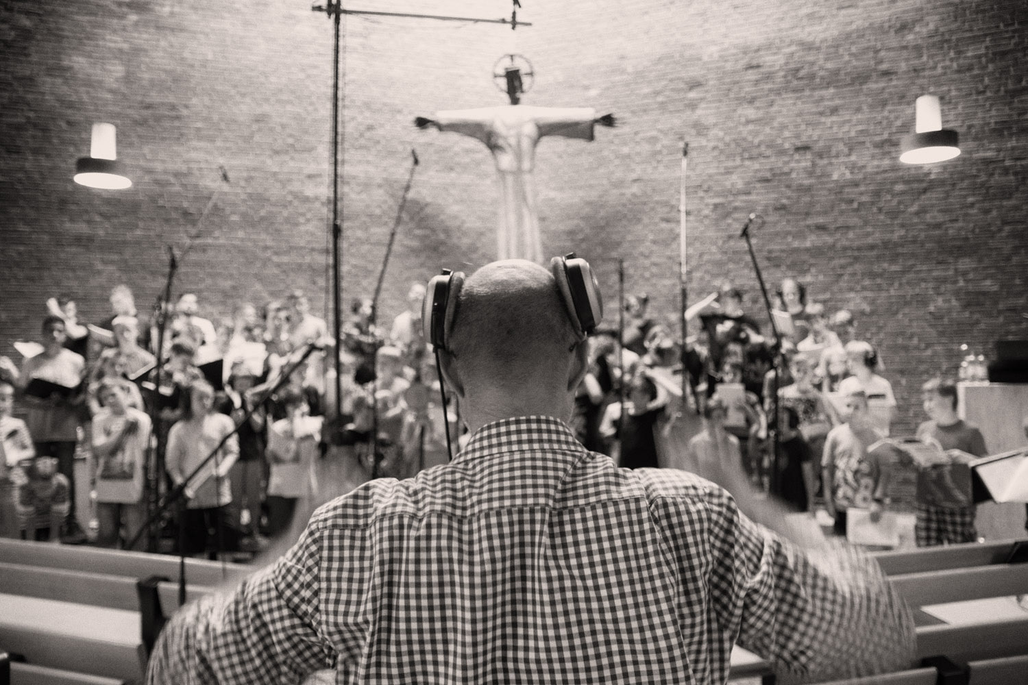 Hans-Joachim Lustig recording "Odi et Amo 2.0"